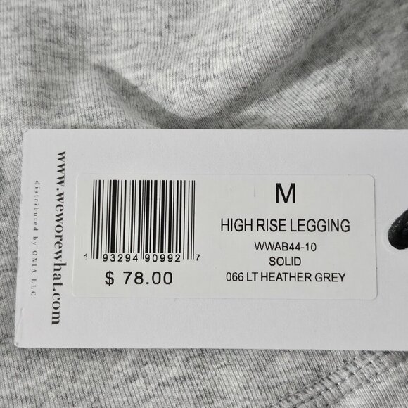 2/$50 WeWoreWhat NWT High Rise Legging Heather Grey Size M - Picture 7 of 8